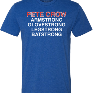 PETE CROW ARMSTRONG, GLOVESTRONG, BATSTRONG, LEGSTRONG