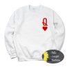 Queen Of Hearts Wife Mom Sweatshirt