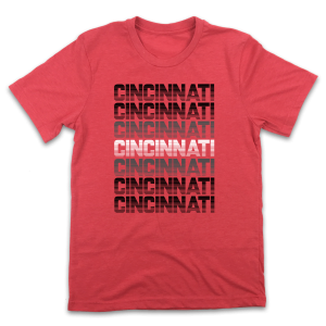 Red & Black Cincinnati Retro