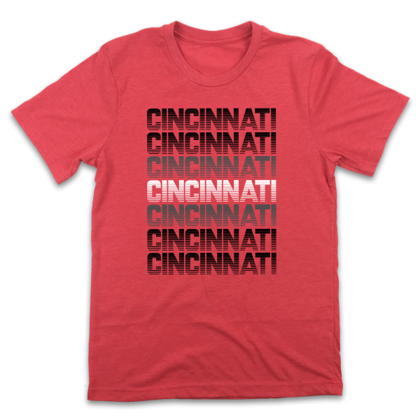 Red & Black Cincinnati Retro