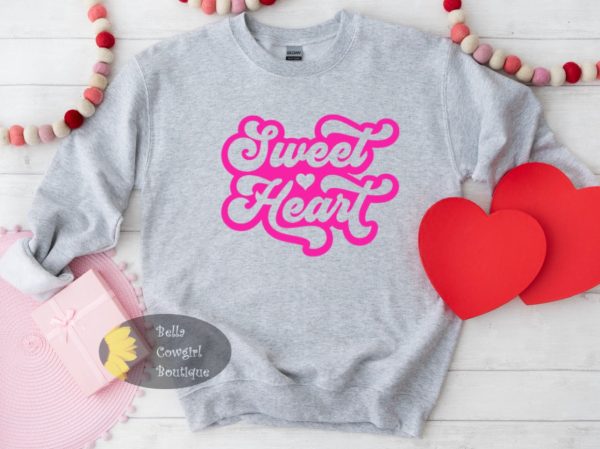 Retro Sweetheart Valentine’s Day Sweatshirt