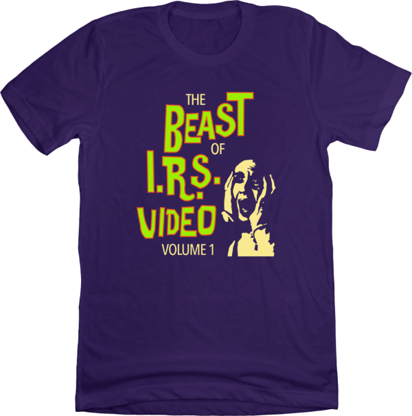 The Beast of I.R.S. Video Volume 1 T-shirt