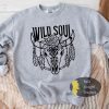 Wild Soul Steer Head Aztec Sweatshirt