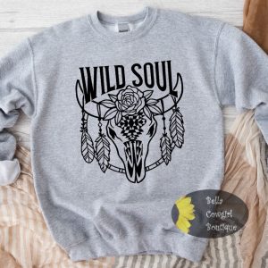 Wild Soul Steer Head Aztec Sweatshirt
