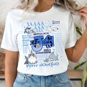 Jef The Land Shark TShirt, Cute Shark Mavel TShirt, C0mic Character TShirt, Gift For Friends And Family