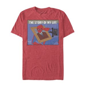 Men’s Marvel Spider-Man Story of Life T-Shirt