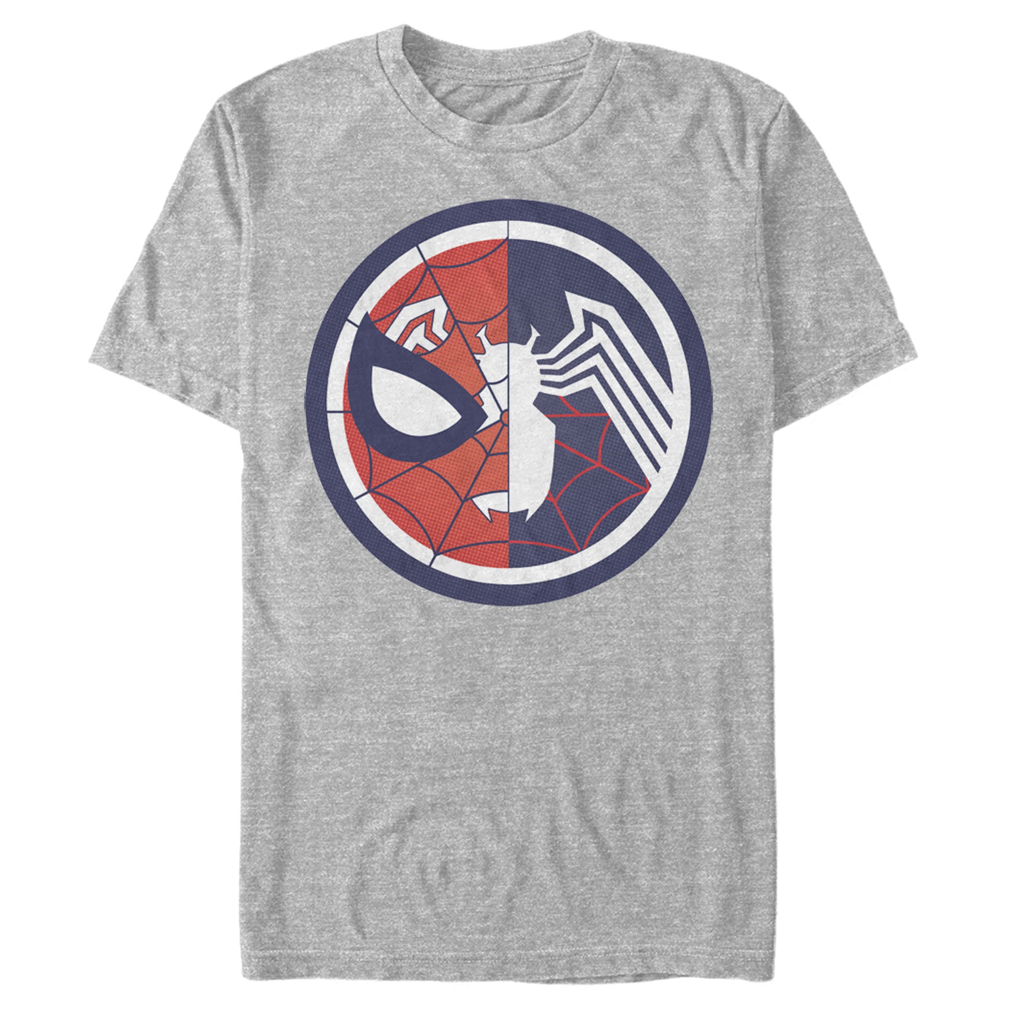 Men's Marvel Spider-Man Venom Split Circle T-Shirt Men's Marvel Spider-Man Venom Split Circle T-Shirt