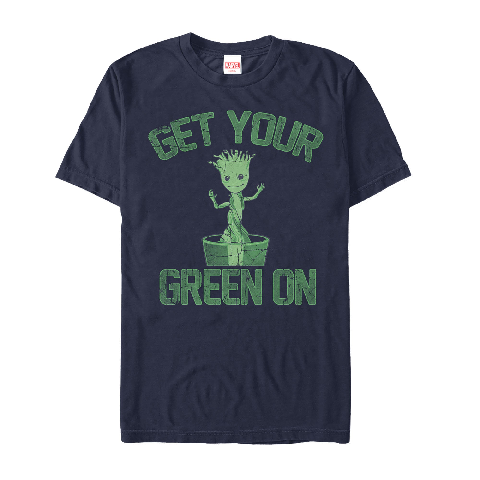 Men's Marvel St. Patrick's Day Get Your Groot On T-Shirt Men's Marvel St. Patrick's Day Get Your Groot On T-Shirt