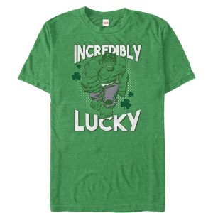 Men’s Marvel St. Patrick’s Day Hulk Incredibly Lucky T-Shirt