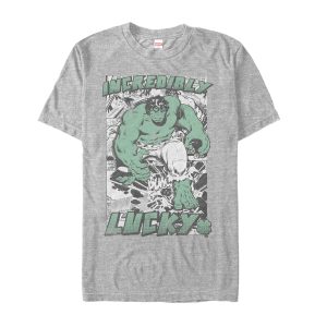 Men’s Marvel St. Patrick’s Day Hulk Vintage Lucky T-Shirt