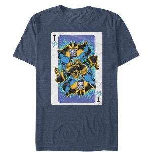 Men’s Marvel Thanos Playing Card T-Shirt