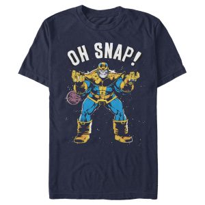 Mens Marvel Thanos Retro Oh Snap T Shirt 1