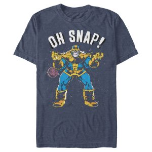 Mens Marvel Thanos Retro Oh Snap T Shirt 2