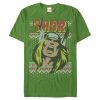 Men’s Marvel Thor Retro Comic Holiday Ugly Sweater T-Shirt