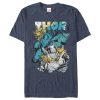 Men’s Marvel Thor Sketch Splatter Print T-Shirt