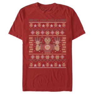 Men’s Marvel Ugly Christmas Iron Man T-Shirt