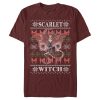 Men’s Marvel Ugly Christmas Scarlet Witch T-Shirt