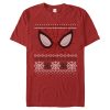 Men’s Marvel Ugly Christmas Spider-Man Mask T-Shirt