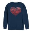 Men’s Marvel Valentine’s Day Hero Icon Heart Sweatshirt