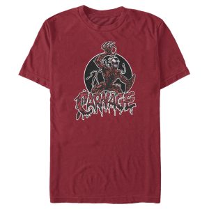 Mens Marvel Venom Carnage Circle T Shirt 1