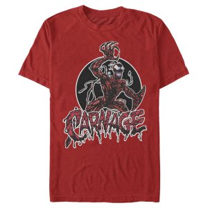 Mens Marvel Venom Carnage Circle T Shirt 2