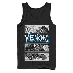 Men’s Marvel Venom Comic Panels Tank Top