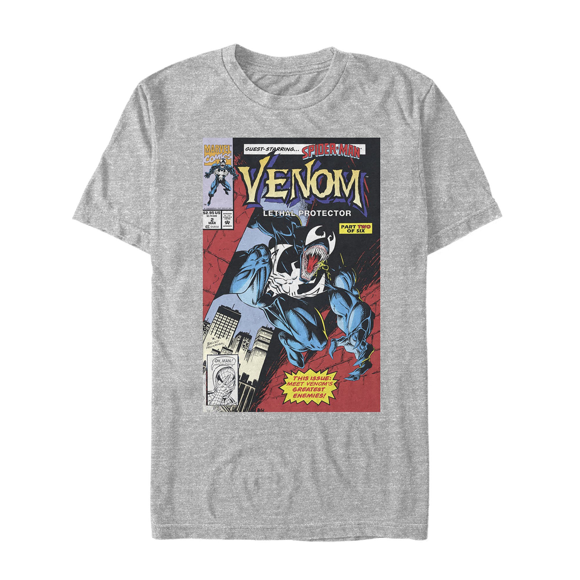 Men's Marvel Venom Lethal Protector Greatest Enemy T-Shirt Men's Marvel Venom Lethal Protector Greatest Enemy T-Shirt