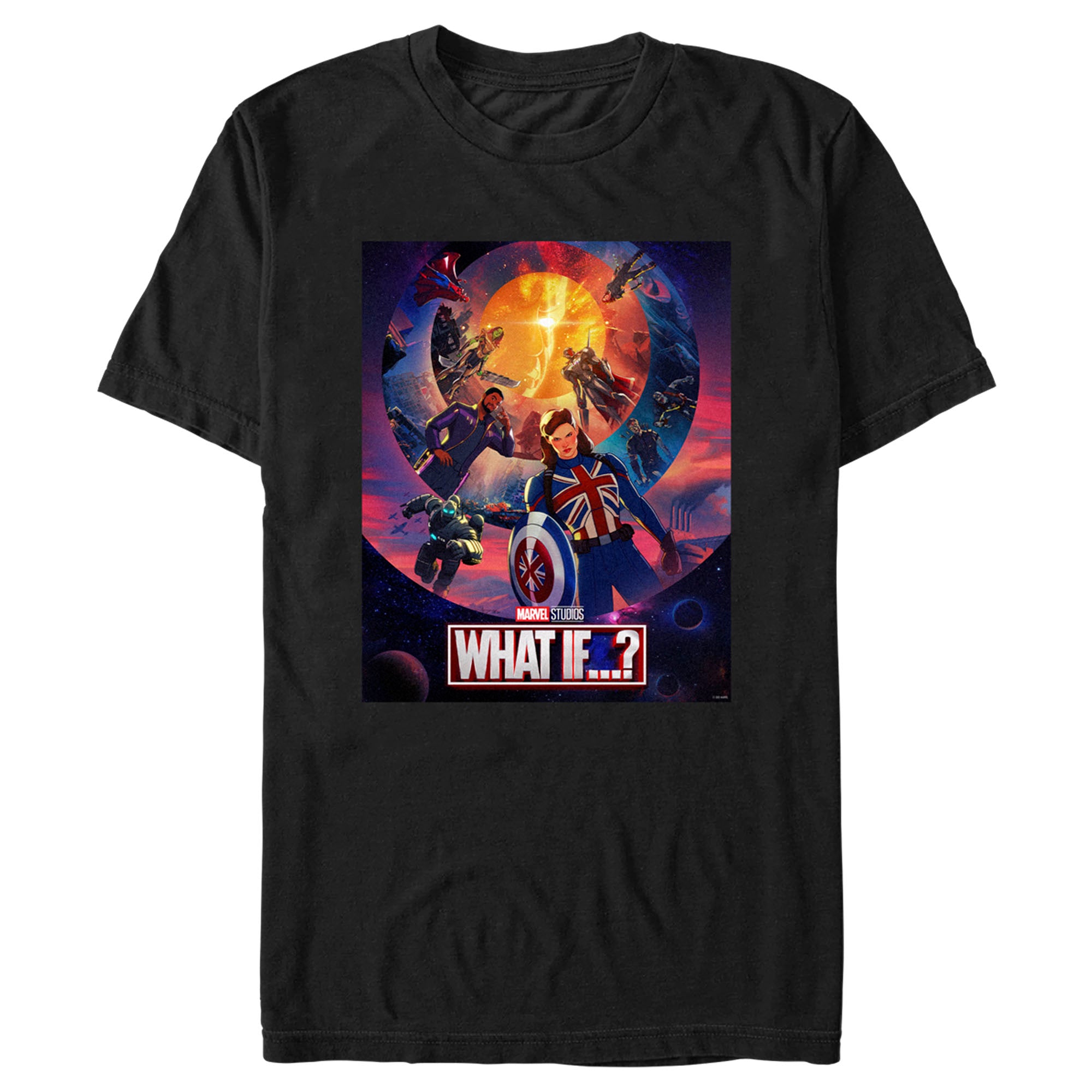 Men's Marvel What if… Universe Poster T-Shirt Men's Marvel What if… Universe Poster T-Shirt
