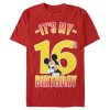 Men’s Mickey & Friends It’s My 16th Birthday T-Shirt