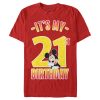 Men’s Mickey & Friends It’s My 21st Birthday T-Shirt