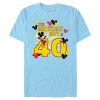 Men’s Mickey & Friends The Birthday Boy Is 40 T-Shirt