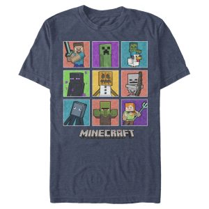 Men’s Minecraft Character Boxes T-Shirt