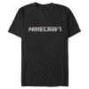 Men’s Minecraft Classic Logo Black T-Shirt