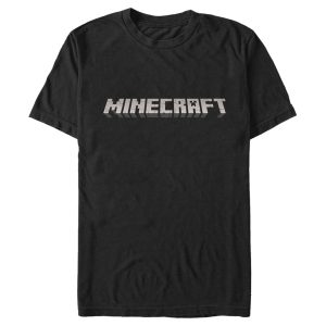 Men’s Minecraft Classic Logo Black T-Shirt