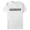 Men’s Minecraft Classic Logo White T-Shirt