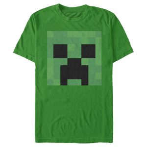 Men’s Minecraft Creeper Face T-Shirt