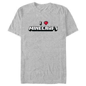 Men’s Minecraft I Heart Minecraft T-Shirt