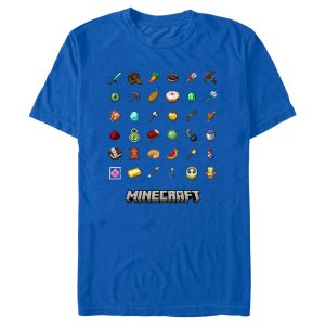 Men’s Minecraft Item Collection T-Shirt