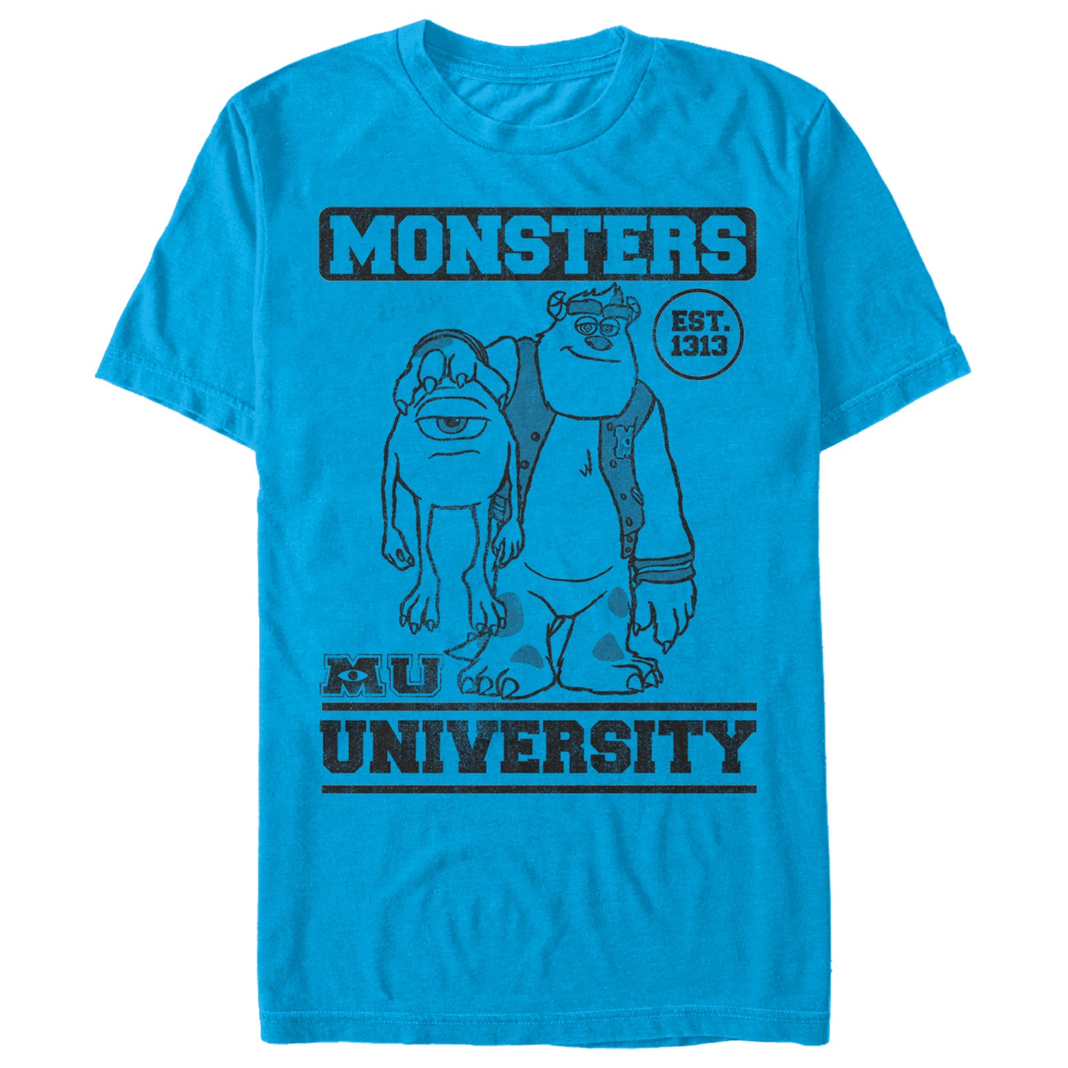 Men's Monsters Inc College Est. 1313 T-Shirt Men's Monsters Inc College Est. 1313 T-Shirt