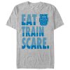 Men’s Monsters Inc Eat Train Scare Motto T-Shirt