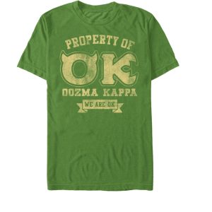 Men’s Monsters Inc Property of Oozma Kappa Fraternity T-Shirt