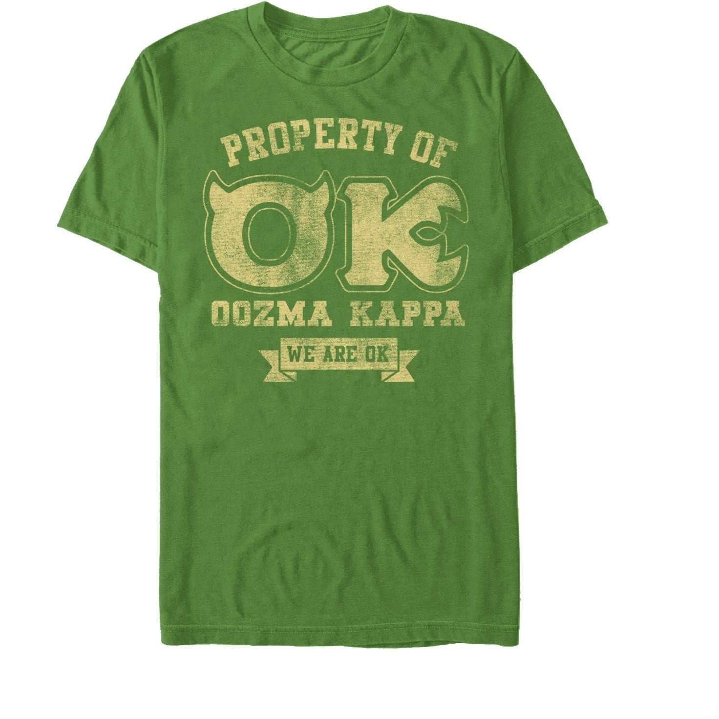 Men's Monsters Inc Property of Oozma Kappa Fraternity T-Shirt Men's Monsters Inc Property of Oozma Kappa Fraternity T-Shirt