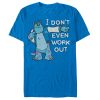 Men’s Monsters Inc Sulley I Don’t Even Work Out T-Shirt
