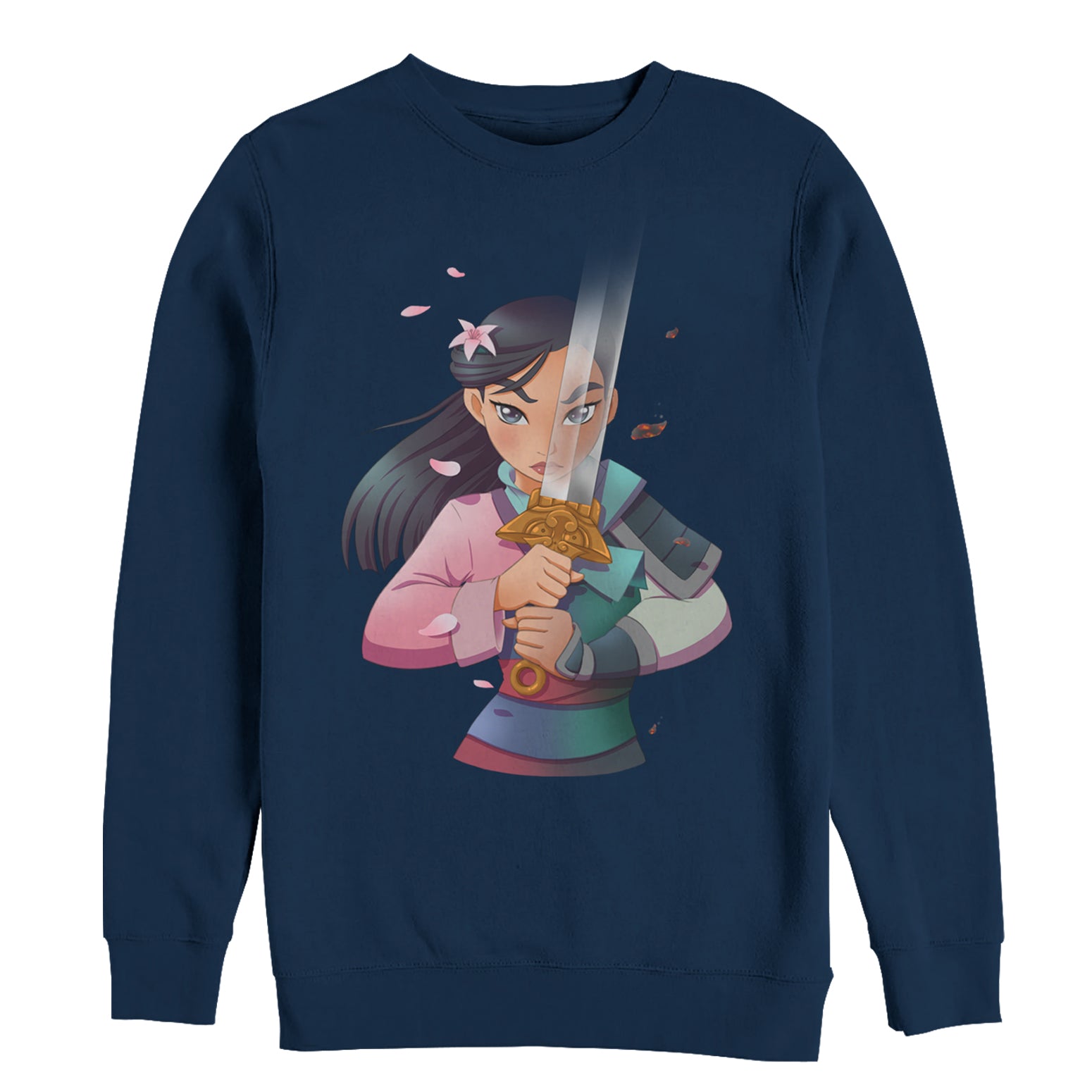 Men's Mulan Anime Reflection Sweatshirt Men's Mulan Anime Reflection Sweatshirt