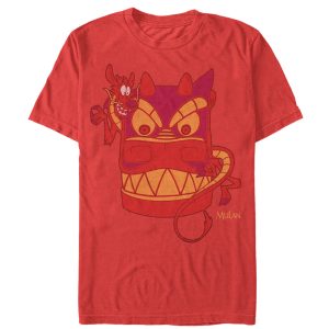 Men’s Mulan Mushu Dragon Mask T-Shirt