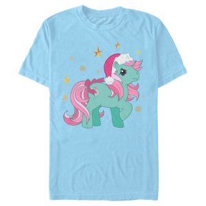 Men’s My Little Pony Christmas Minty Gold Stars T-Shirt