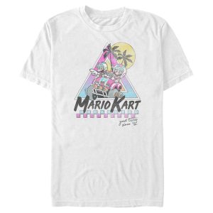 Men’s Nintendo Mario and Luigi Retro Beach Race T-Shirt