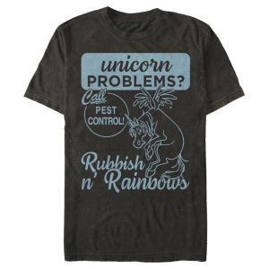 Mens Onward Rubbish N Rainbows Pest Control T Shirt 2