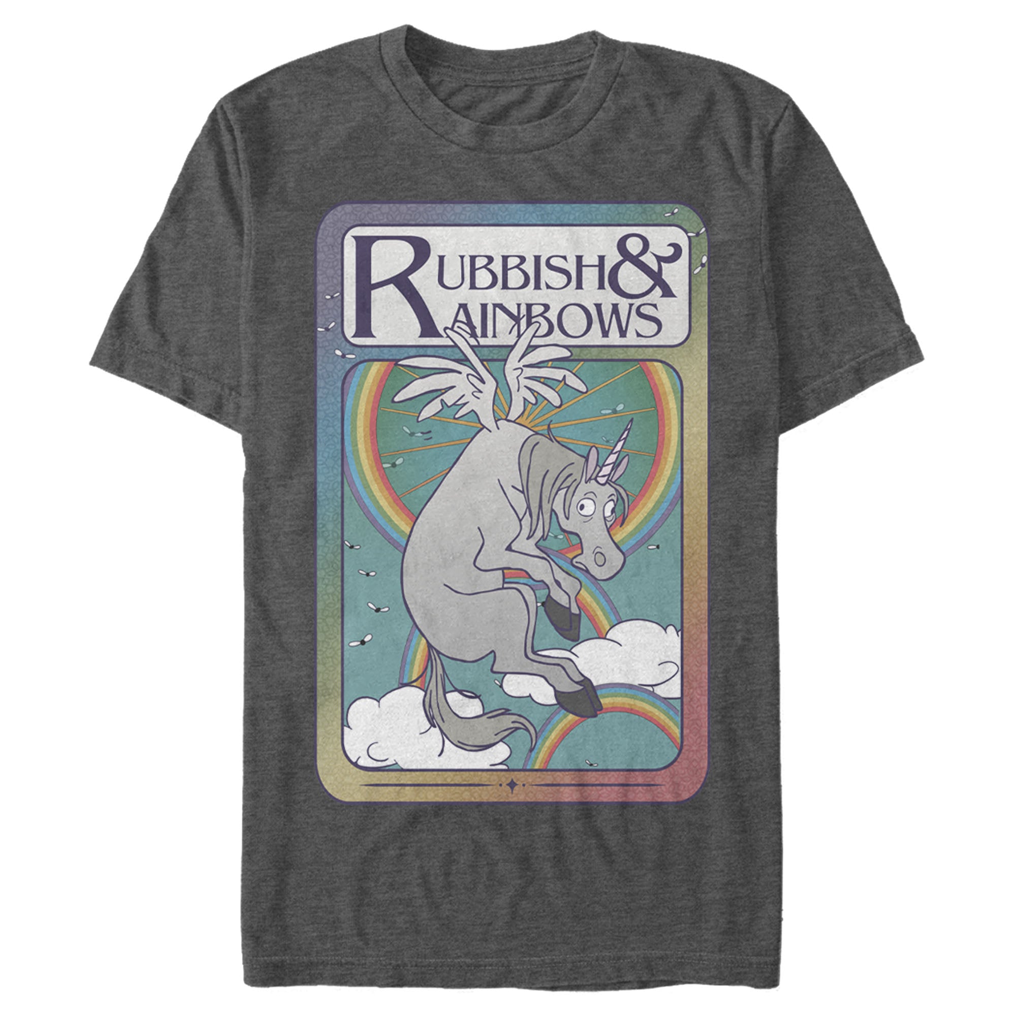 Men's Onward Rubbish & Rainbows Playing Card T-Shirt Men's Onward Rubbish & Rainbows Playing Card T-Shirt