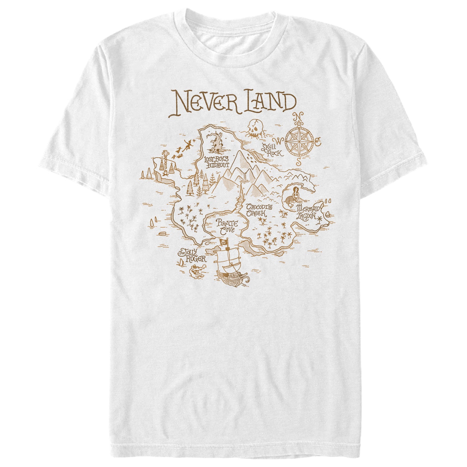 Men's Peter Pan Neverland View T-Shirt Men's Peter Pan Neverland View T-Shirt